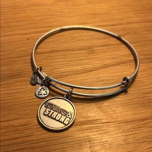 Alex and Ani Silver Bracelet - Young & Strong